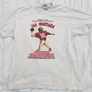 Joe Montana San Francisco 49ers t-shirt